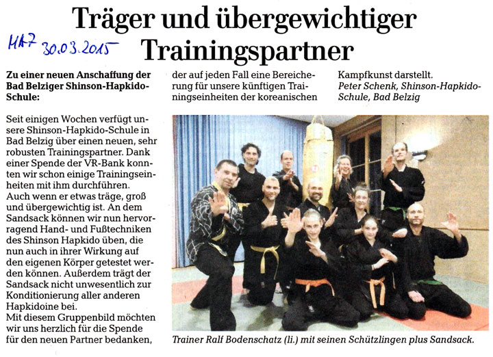 Artikel MAZ Traeger und uebergewichtiger Partner